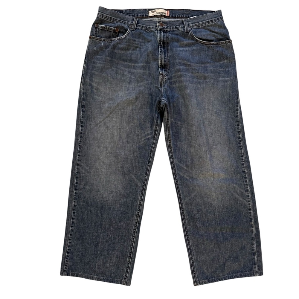 Levis 569 Loose Fit Straight Leg Jeans Mens Size 40x32 Medium Wash Cotton